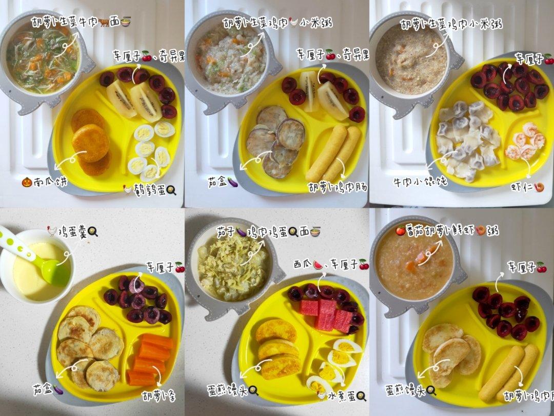 九九辅食记录（6-12月龄）