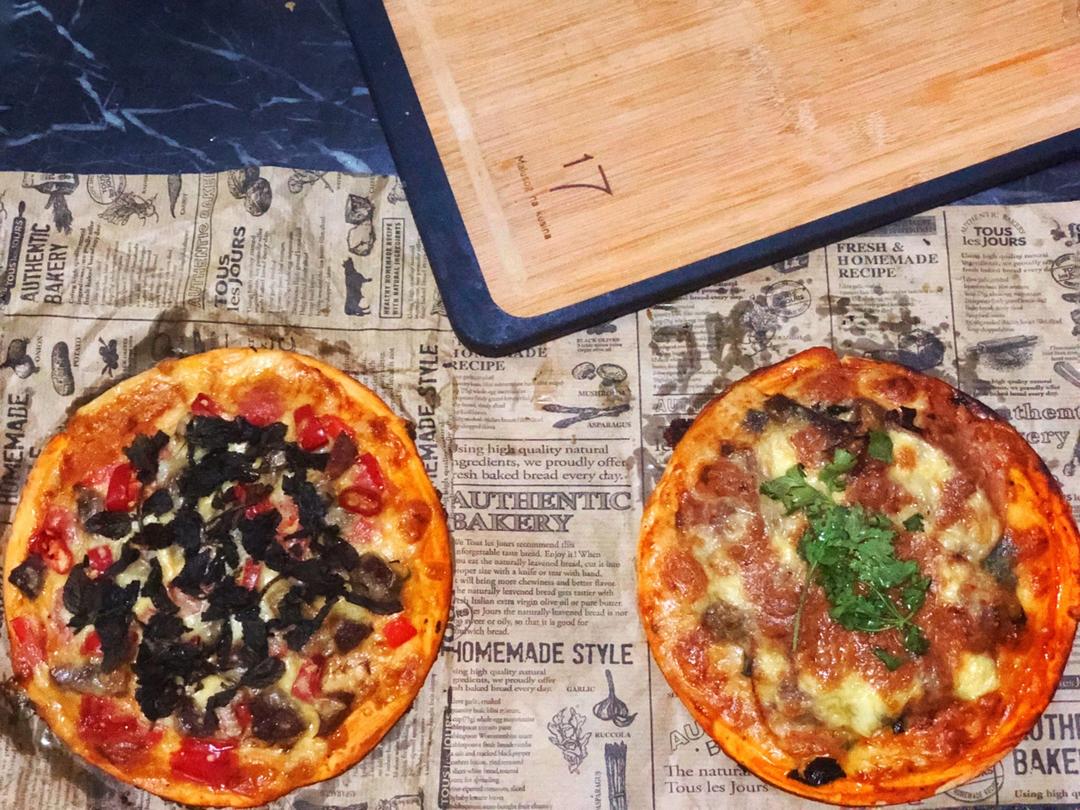 奥尔良烤鸡肉披萨