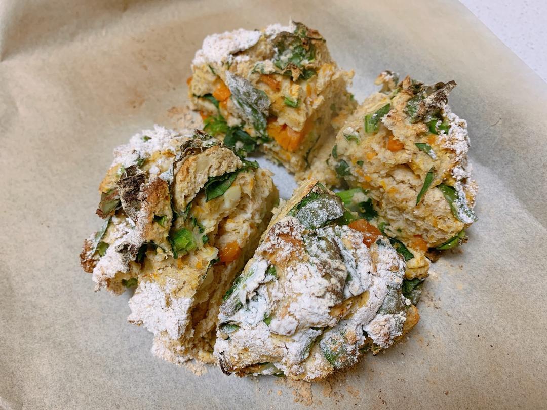 菠菜南瓜奶酪丹波面包丨健康·烘焙