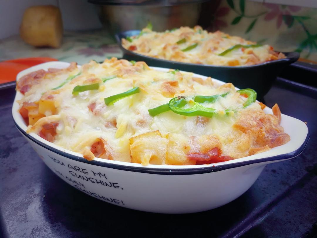 番茄鸡肉浓情焗饭【两人份】