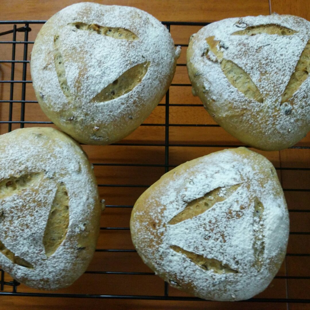 红枣核桃软欧包