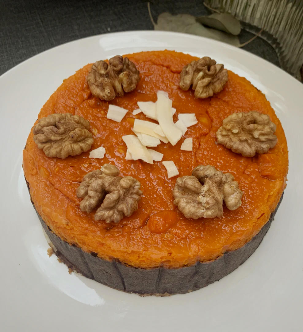 无油糖低卡|🎃南瓜可可布朗尼🍫全麦蛋糕