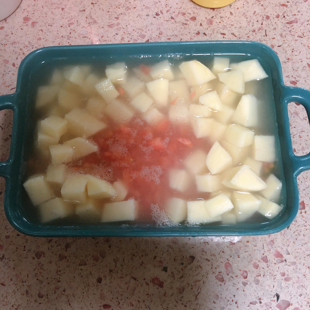 糯米蒸排骨&番茄土豆饭【1月北鼎蒸炖锅食谱】
