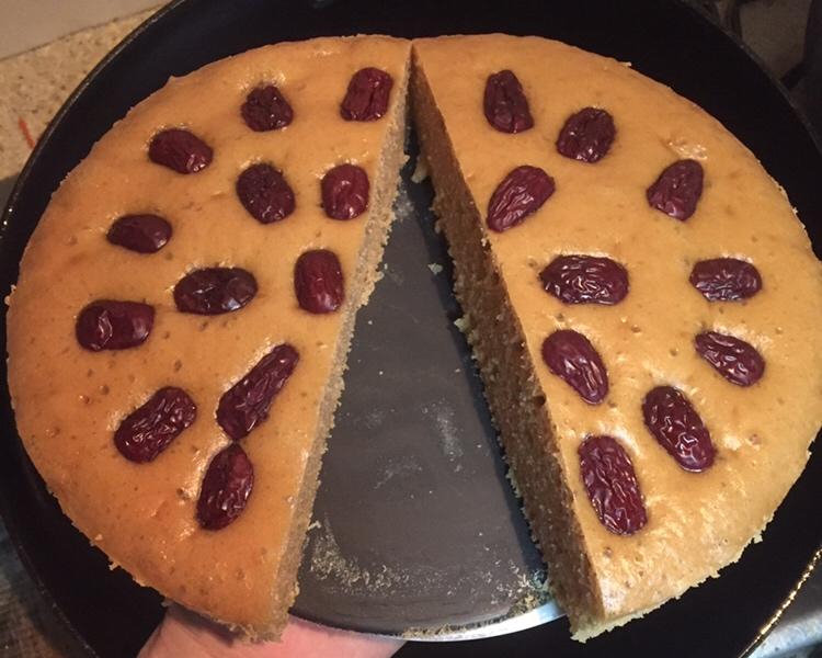 红枣红糖发糕8寸           （木薯粉版）的做法