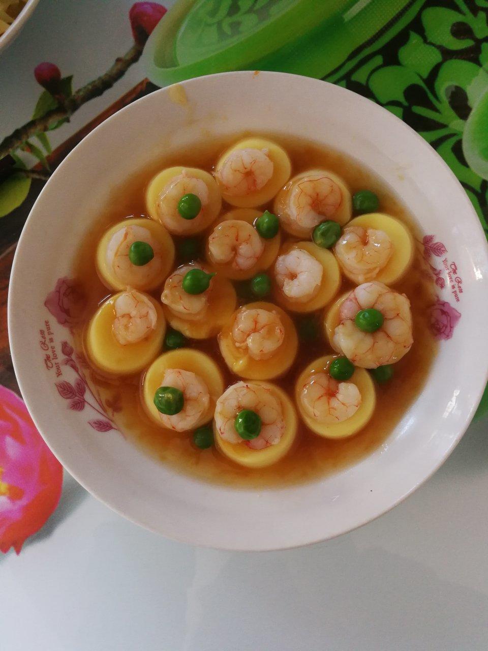 日本豆腐蒸虾仁