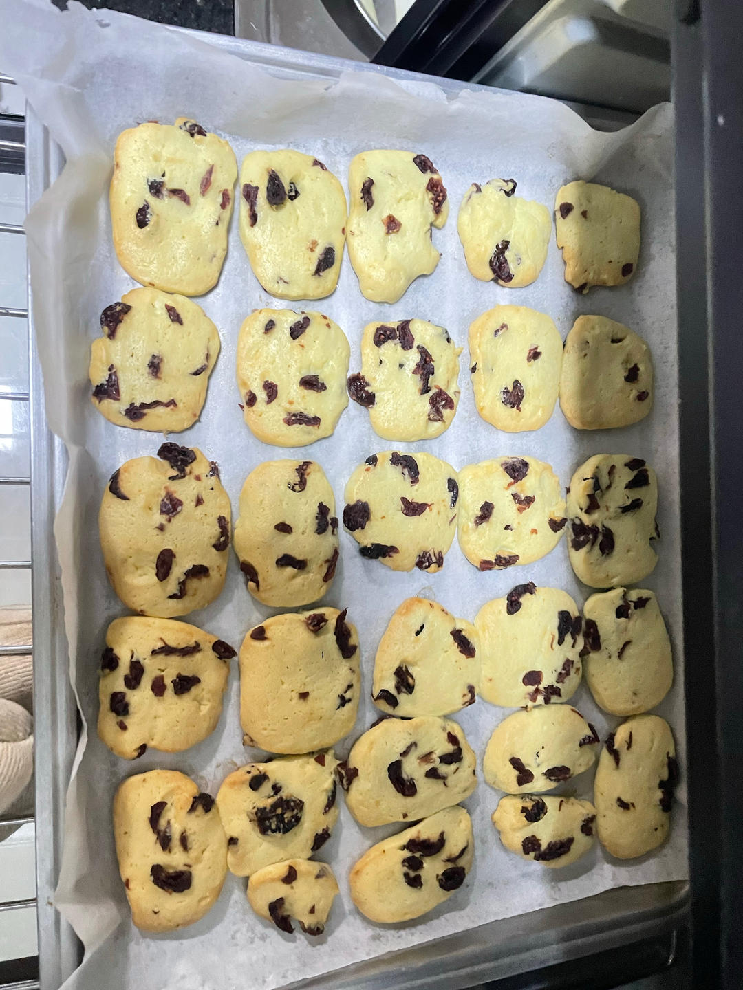 低糖少油版蔓越莓饼干