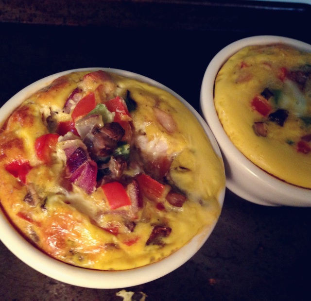 鸡胸肉鸡蛋烤彩椒