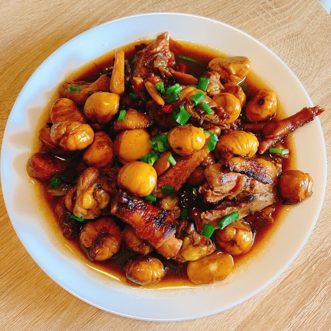 【栗子烧鸡】鸡肉都给你吃，栗子归我~