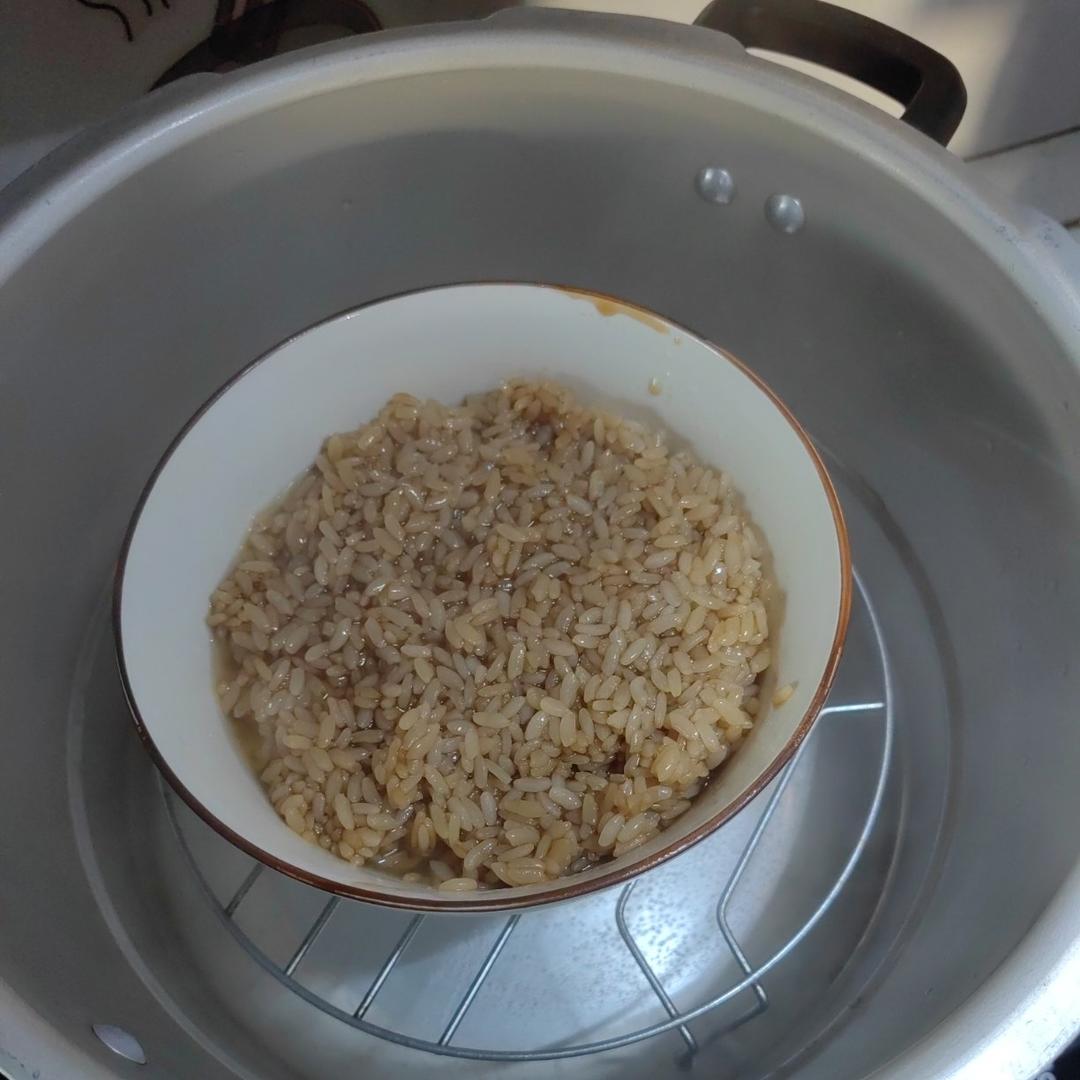 甜甜的红糖糯米饭