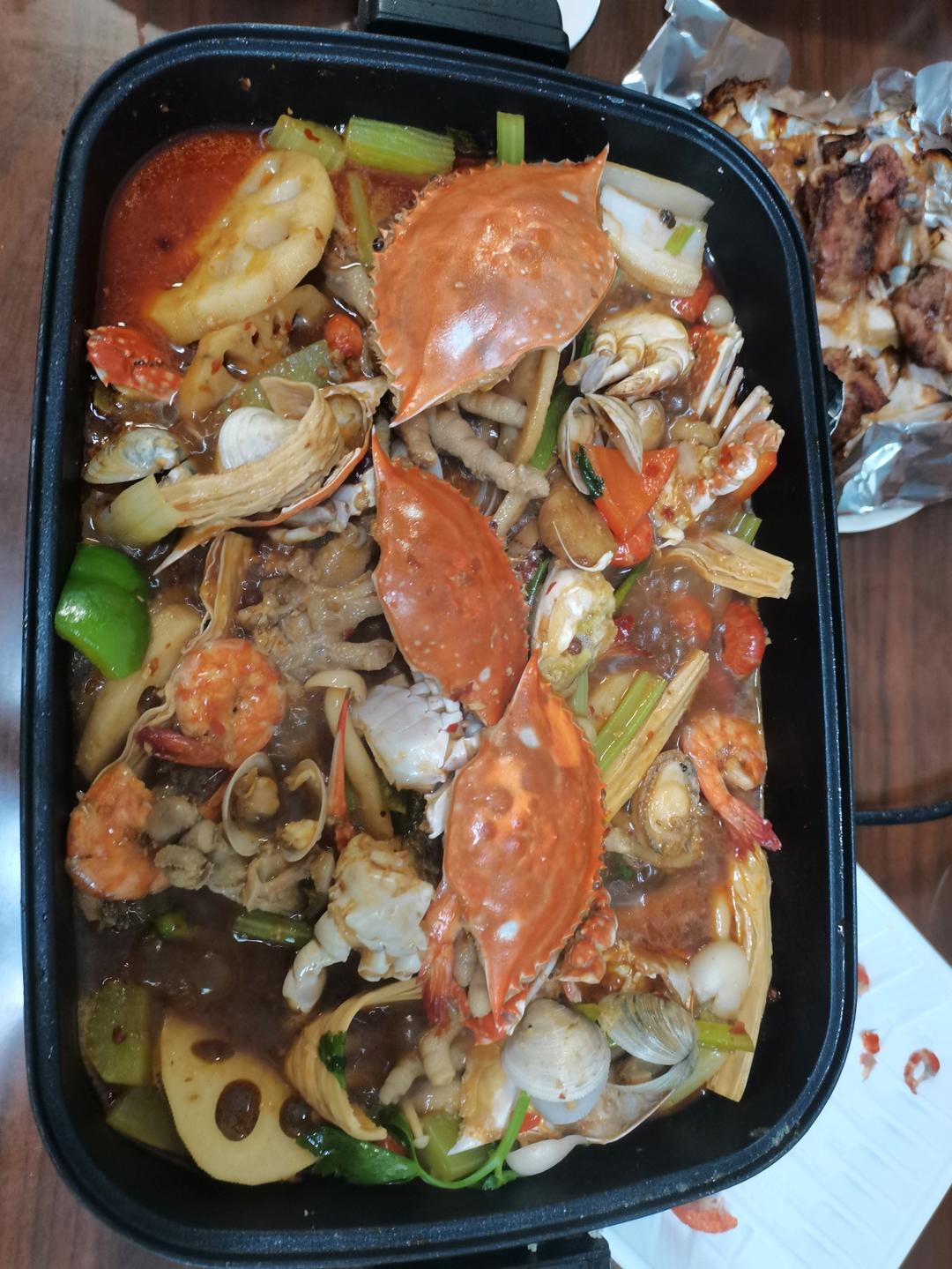 虾蟹煲