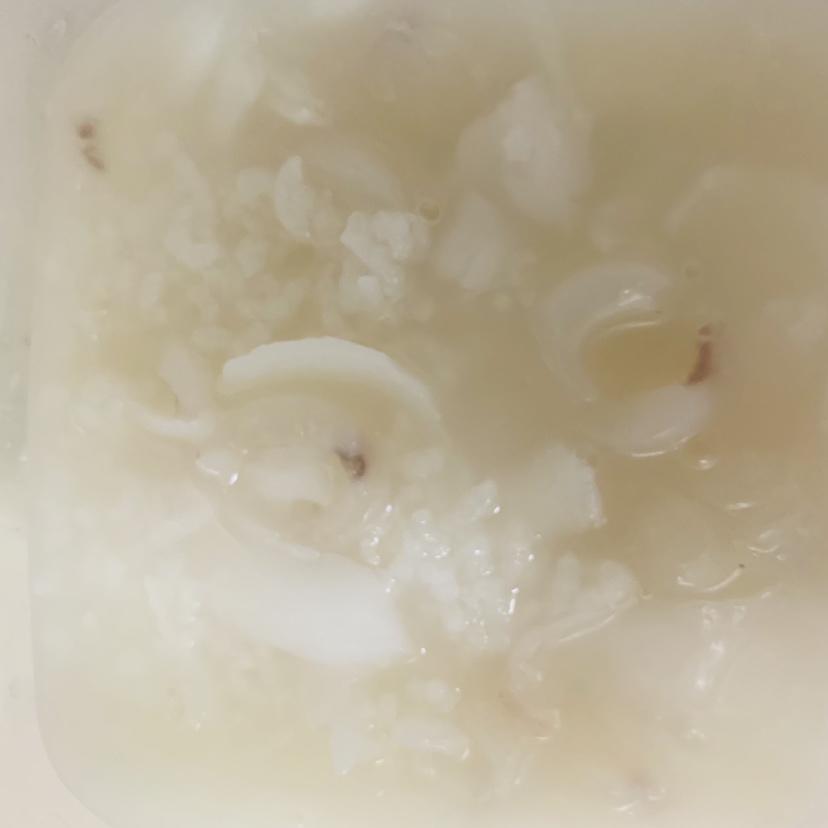 简单的椰肉龙眼粥的做法