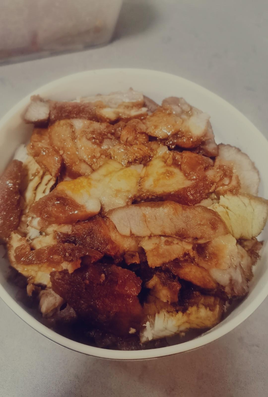 【女儿连干两碗饭】超级简单的家庭版不用烤箱的叉烧也可以用电饭煲零难度下饭神器