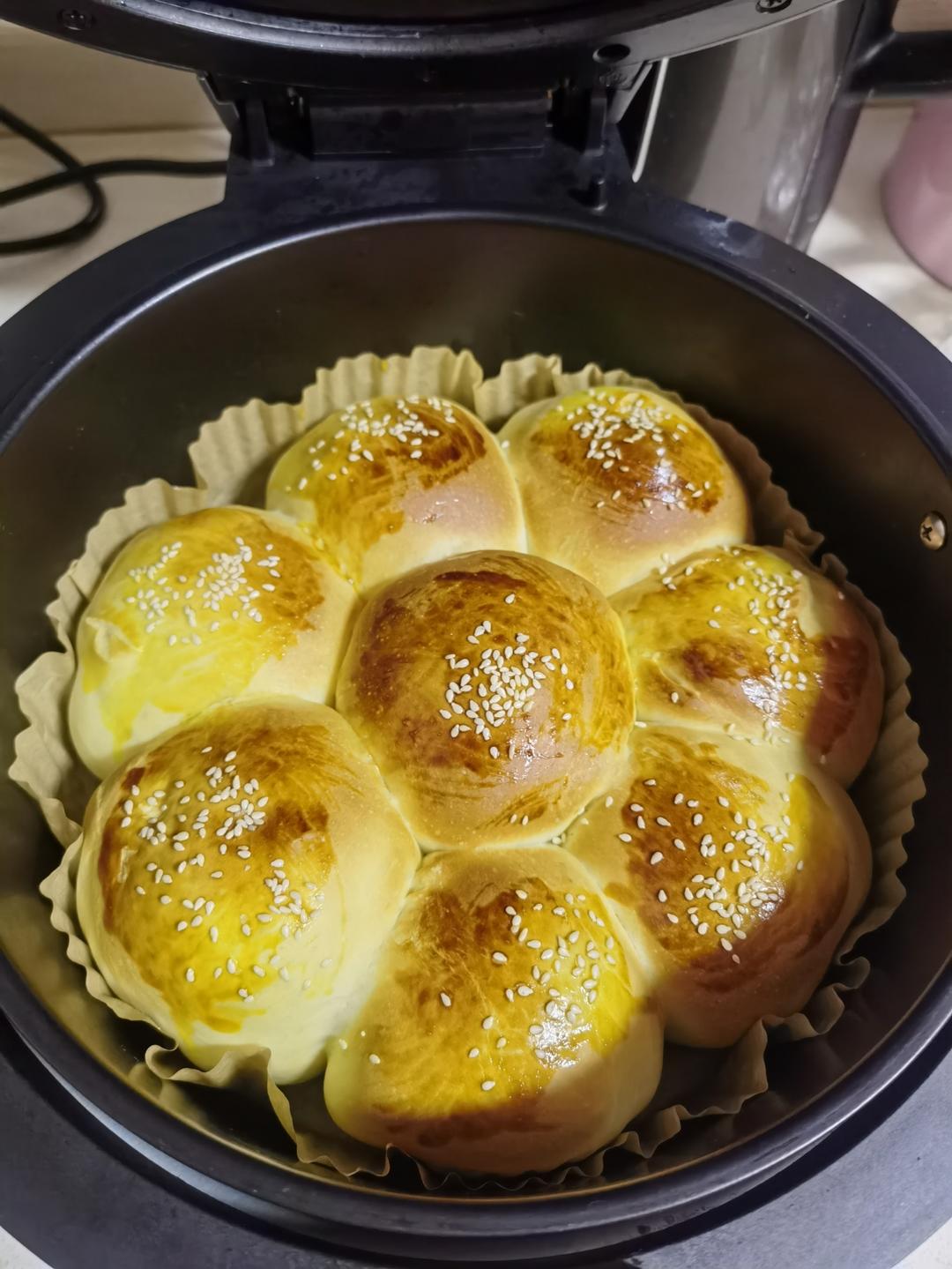 牛奶餐包（空气炸锅版）