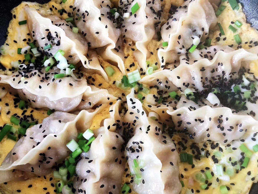 懒人快手抱蛋煎饺