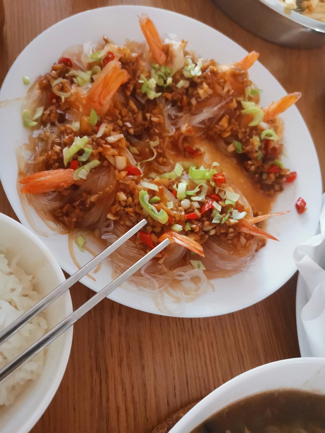 蒜蓉粉丝蒸虾