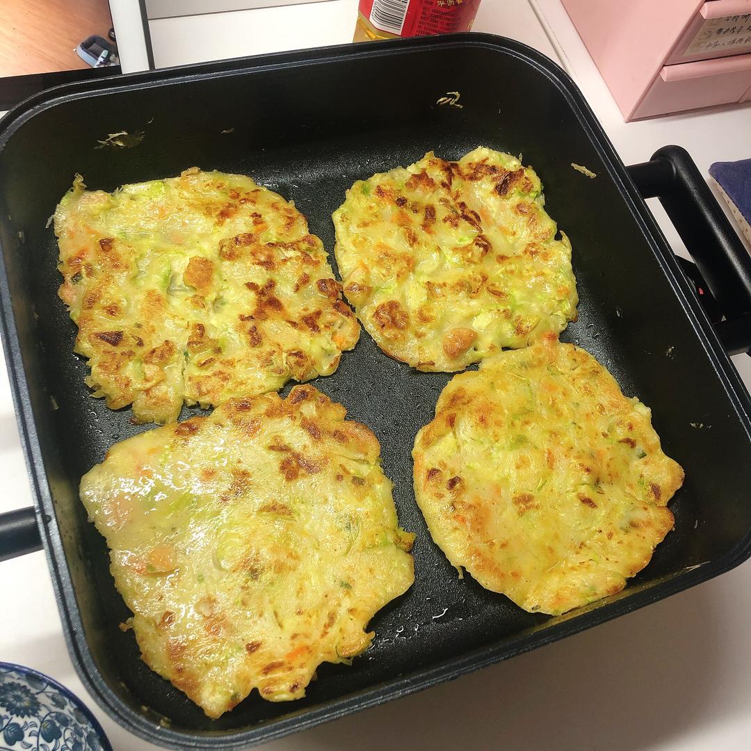 宿舍西葫芦鸡蛋饼！的做法