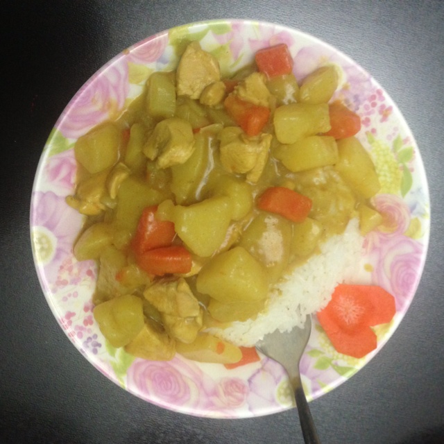 美味咖喱鸡饭