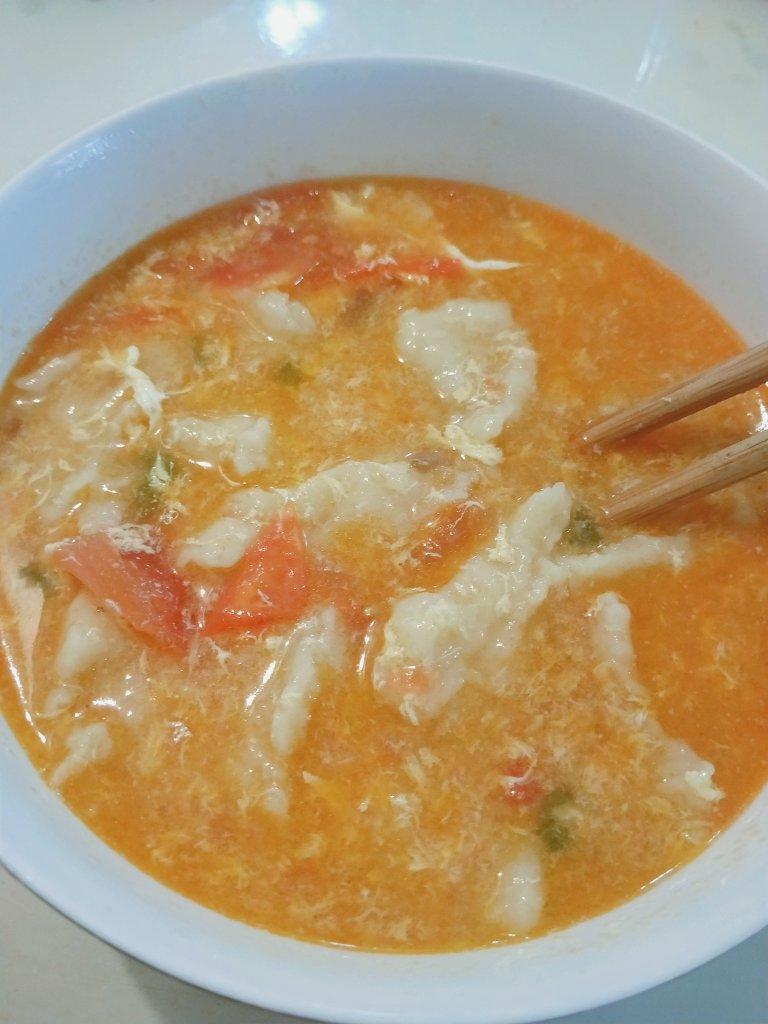 番茄鸡蛋疙瘩面