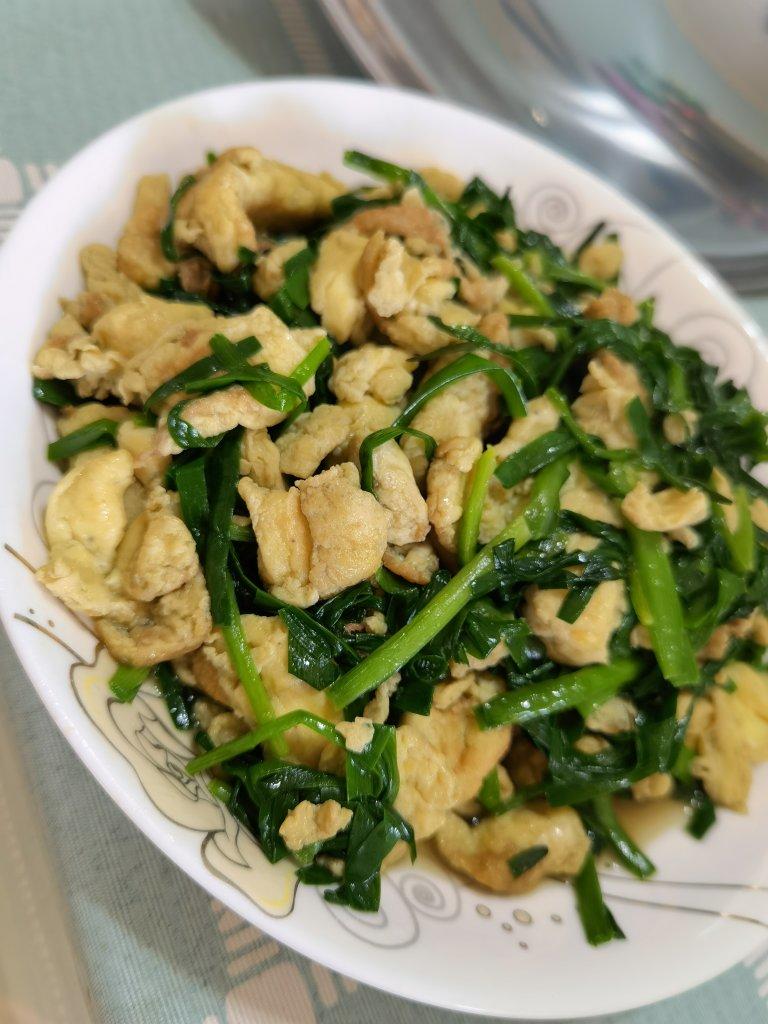 韭菜炒鸡蛋——三分钟快手下饭菜 掌握火候的秘诀