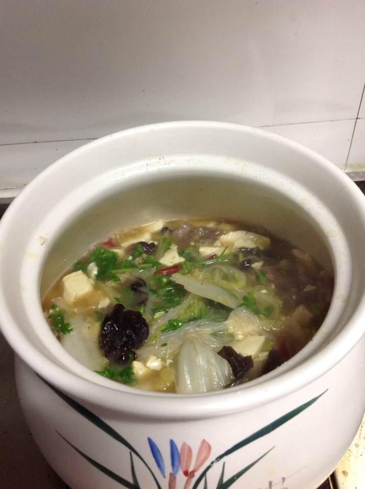 白菜粉丝羊肉汤
