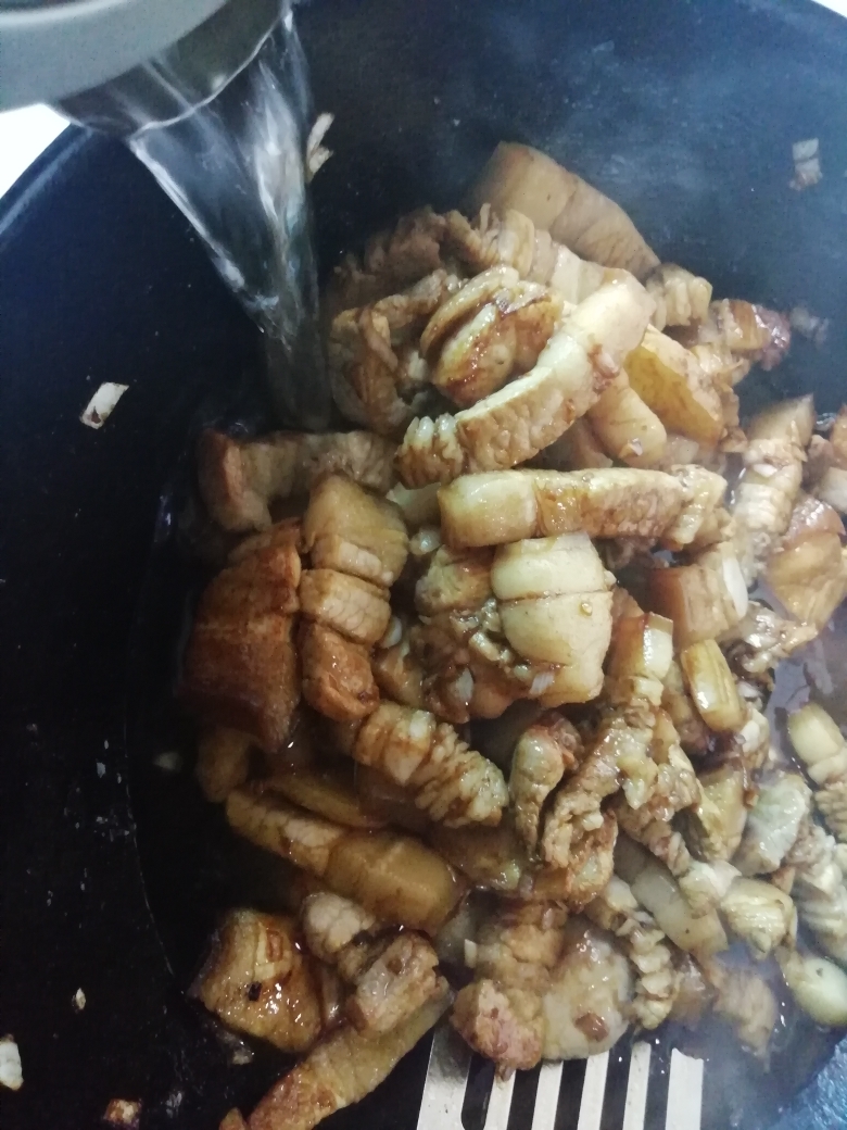 「超级好吃」海带扣五花肉炖土豆的做法 步骤7