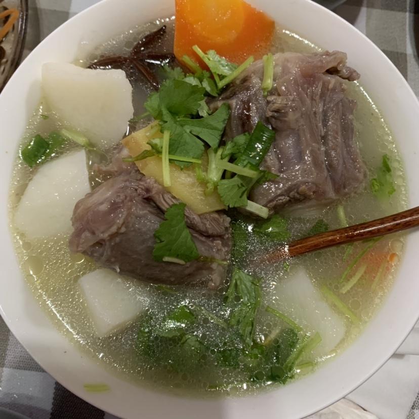 牛尾山药汤