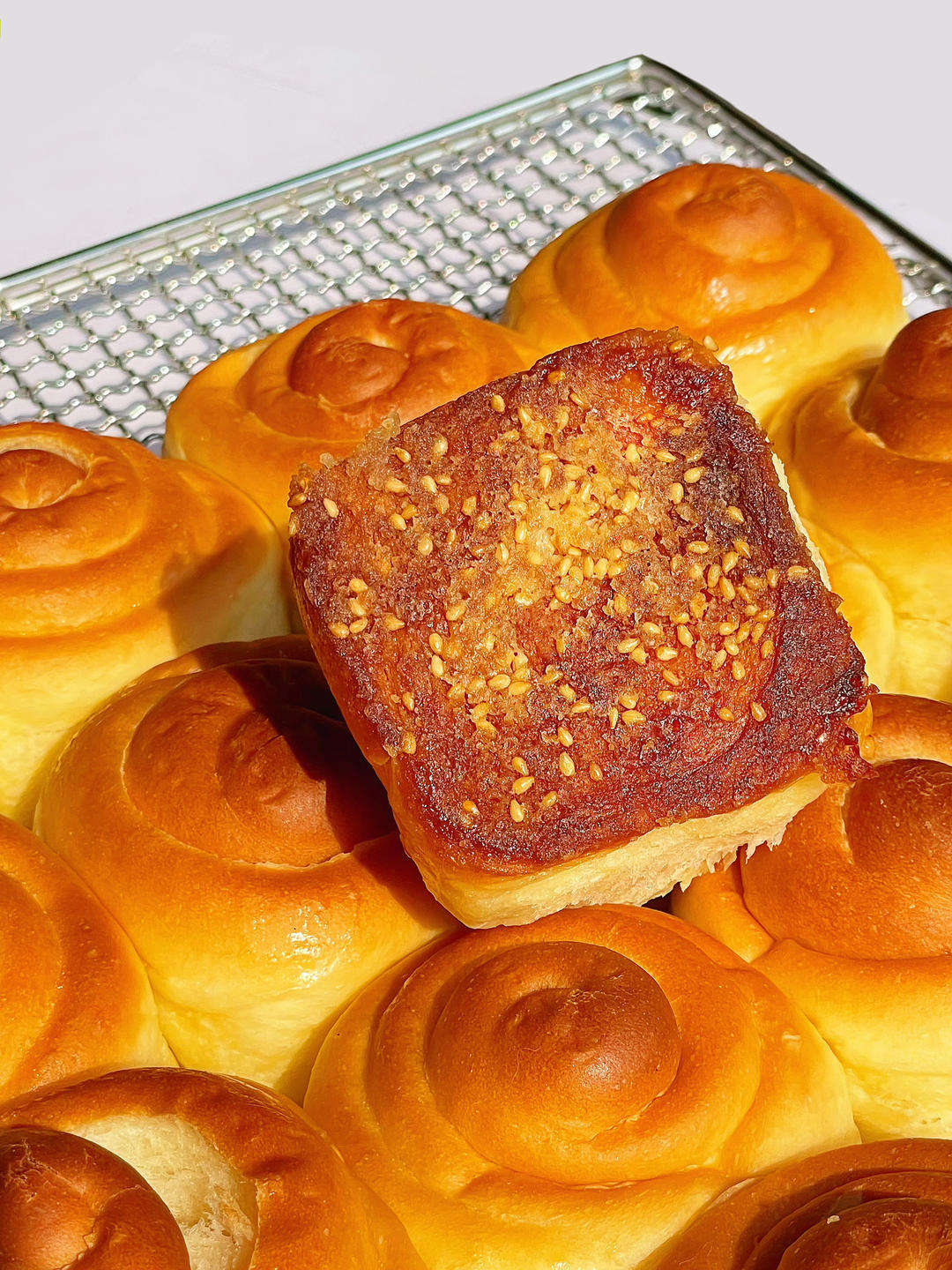 奶油蜂蜜小面包