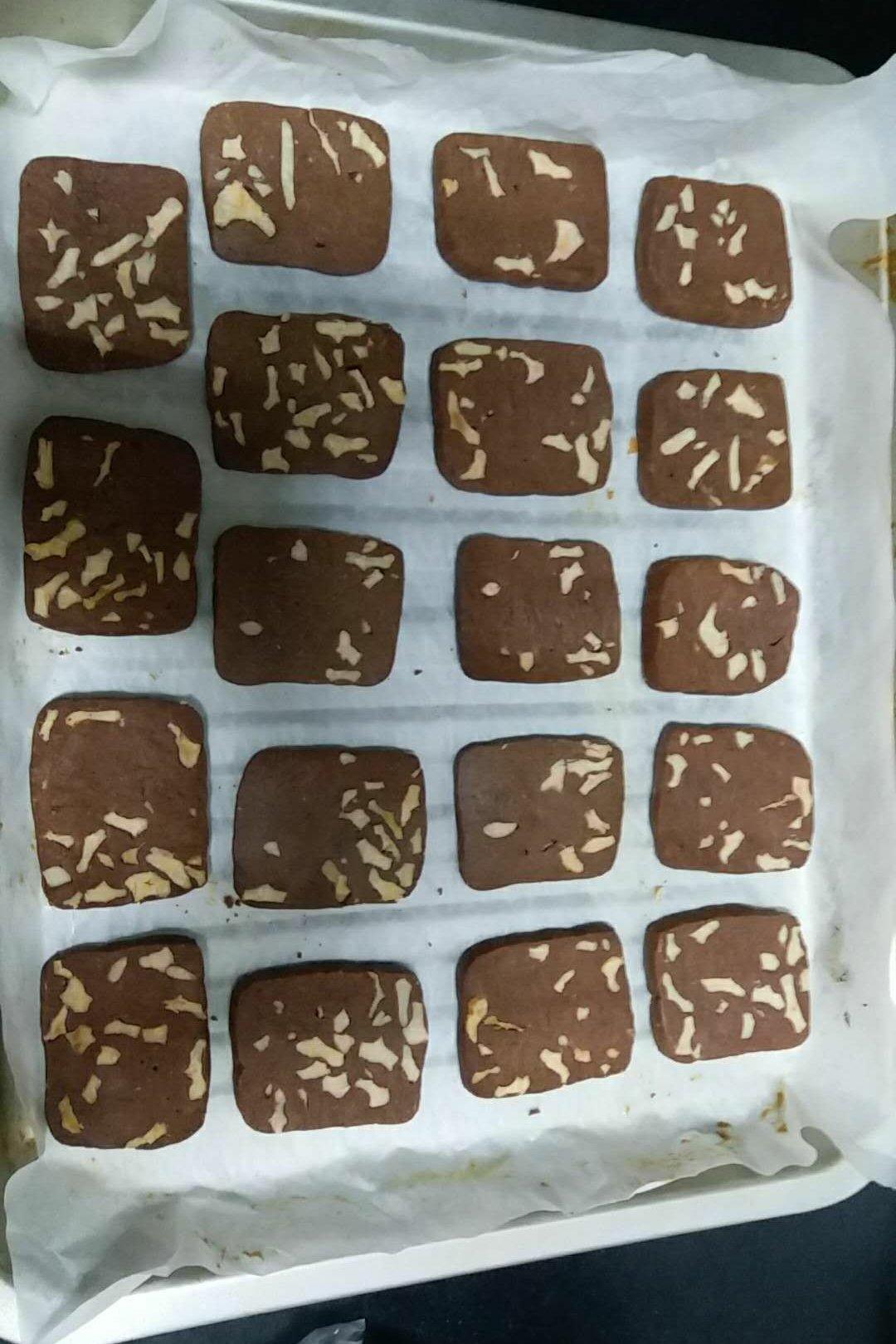 可可核桃饼干