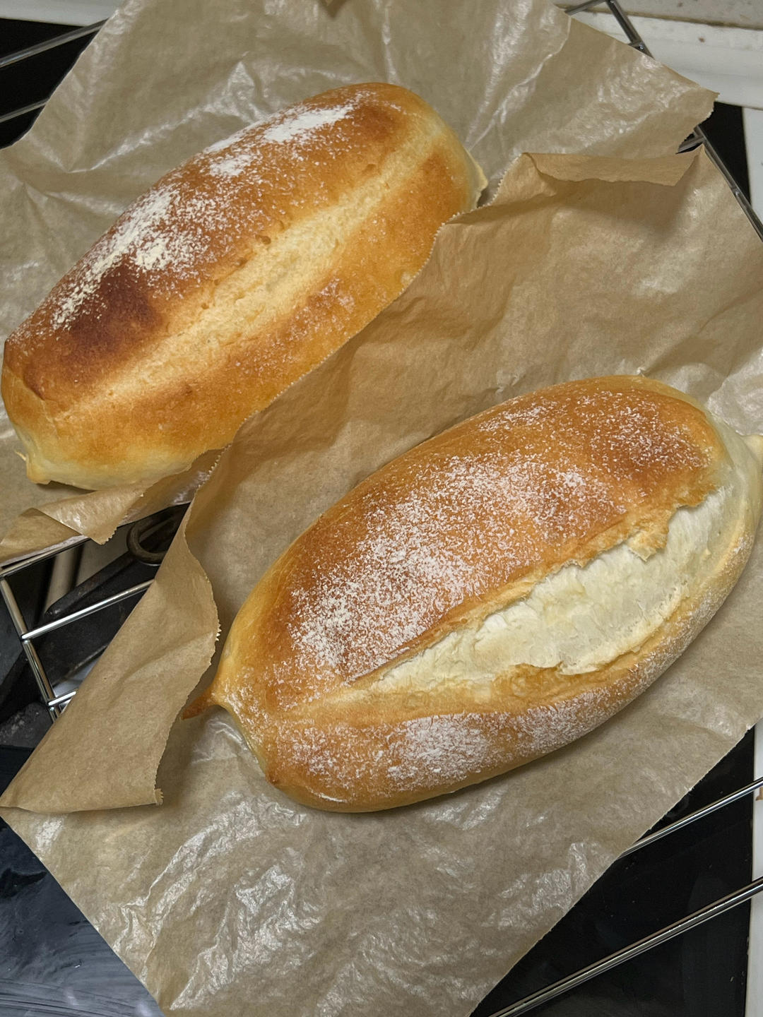 无油无糖！布鲁姆欧包~外脆内软超简单