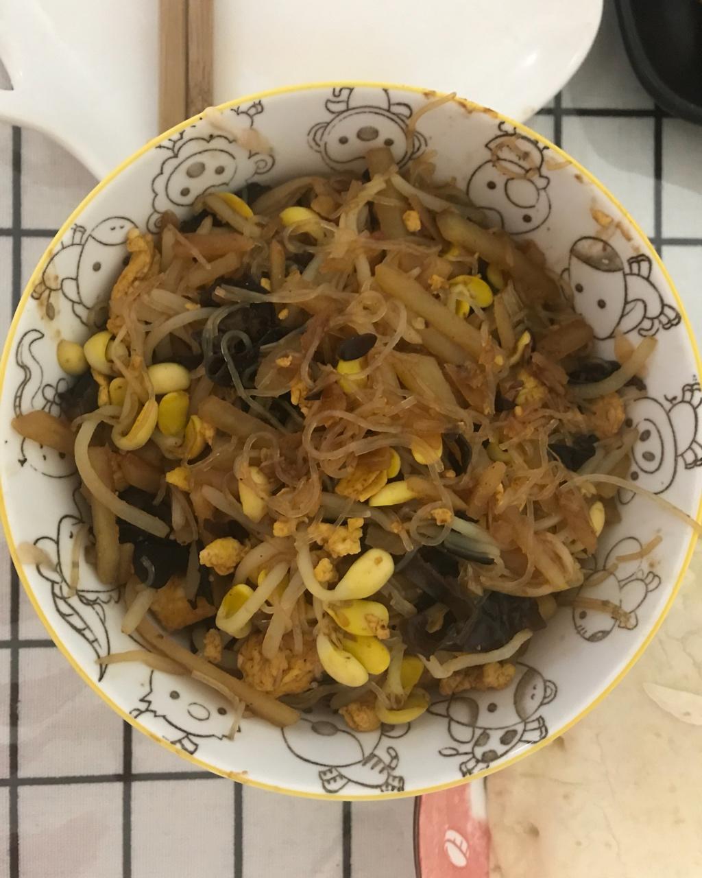 酒店版炒合菜