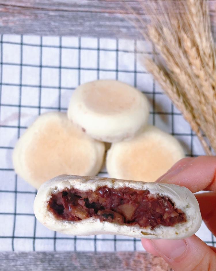 超简单电饭锅煮红豆泥，烤红豆饼