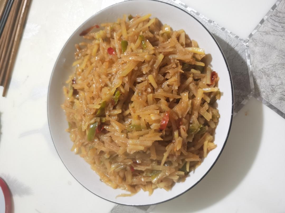 超级无敌下饭菜～酸辣土豆丝