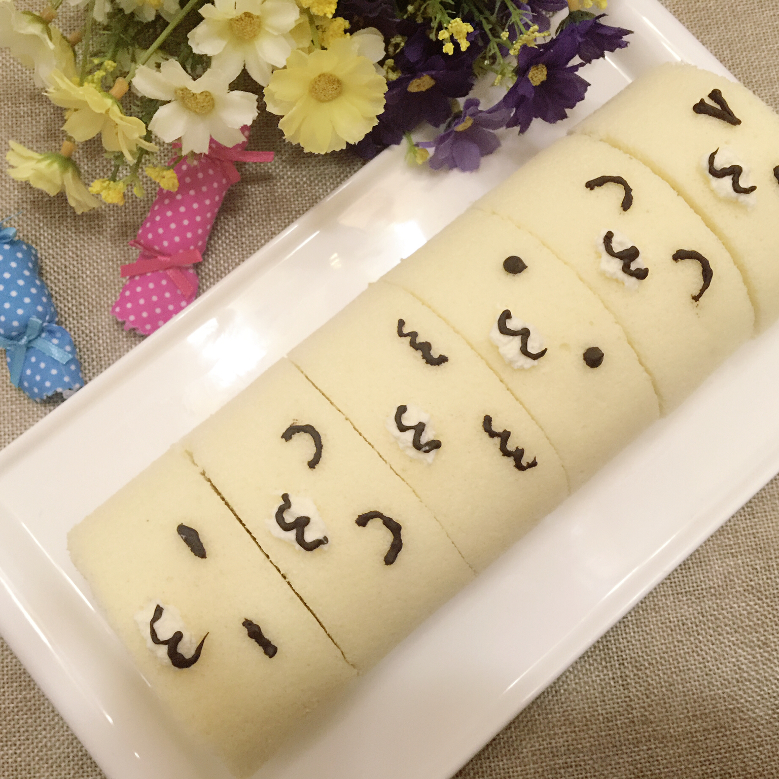 戚风奶油蛋糕卷