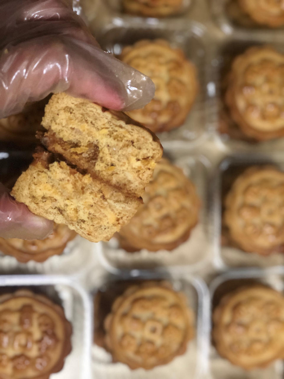2款金沙咸蛋黄肉松月饼｜原味&辣味（含超快手馅料制作方法，不用炒）