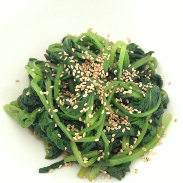 凉拌菠菜