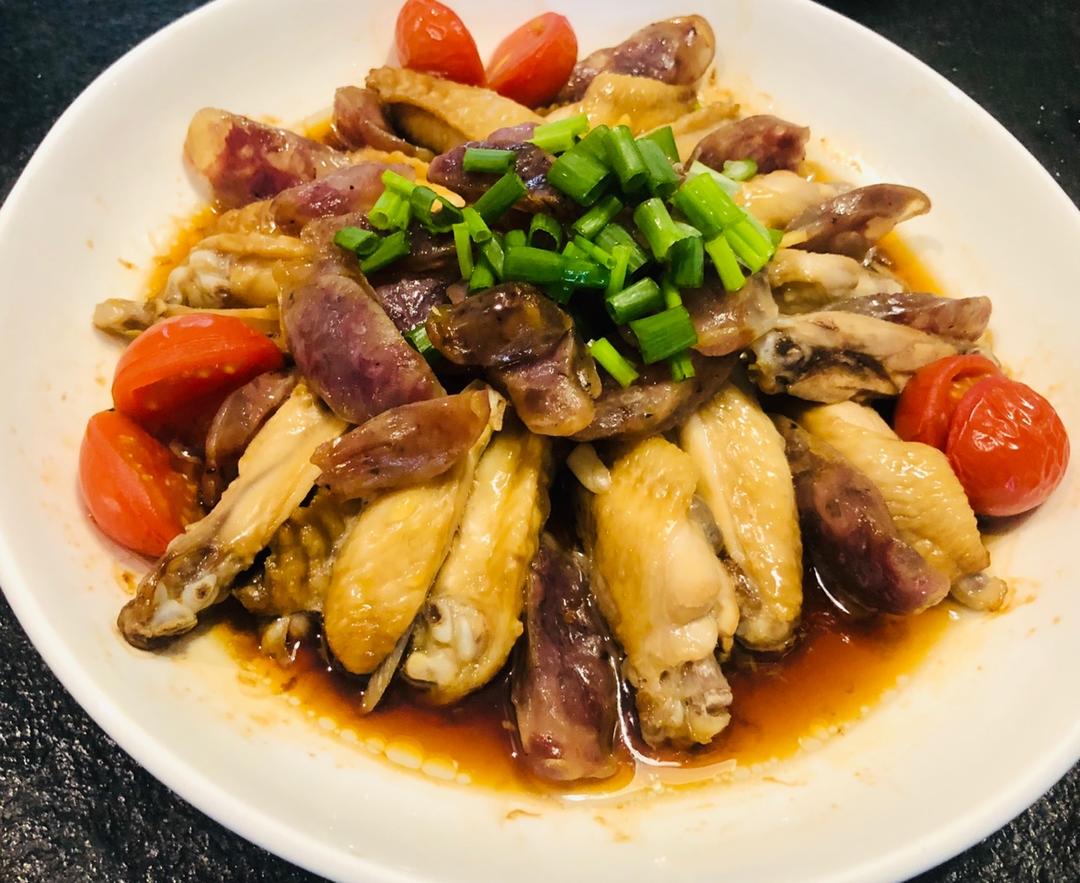 腊肠蒸鸡翅
