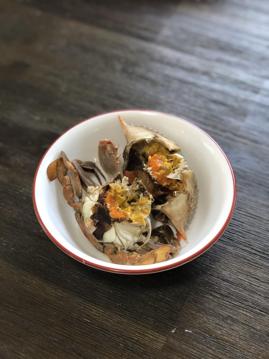 饲养员菜谱#清蒸蓝蟹仔🦀️🦀️🦀️的做法