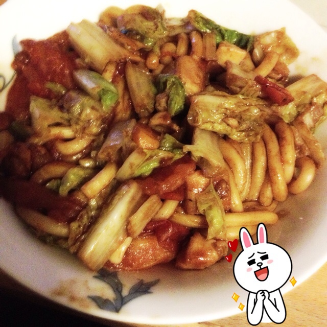 炒乌冬面
