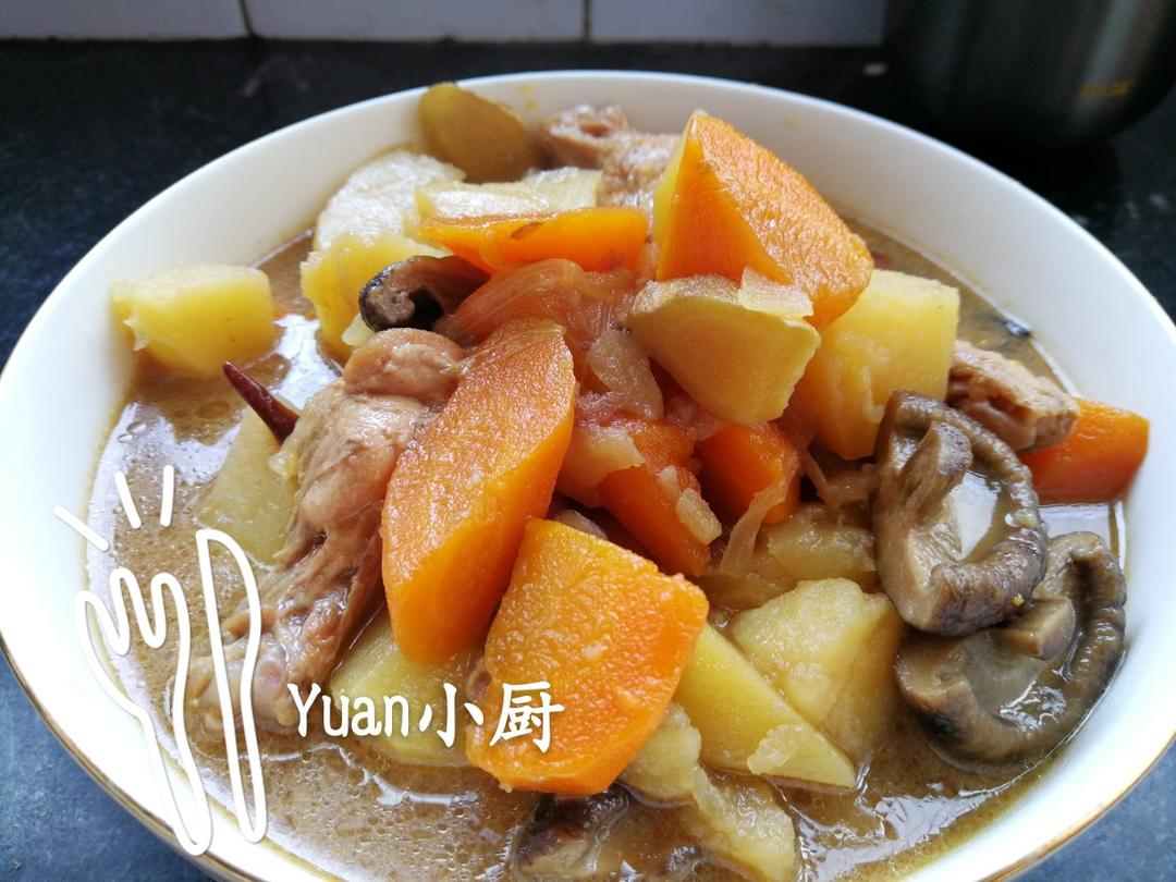 胡萝卜土豆炖鸡腿