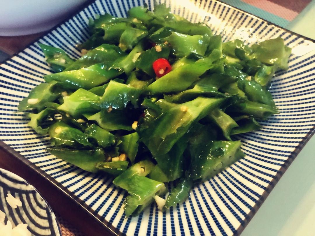 清炒四角豆