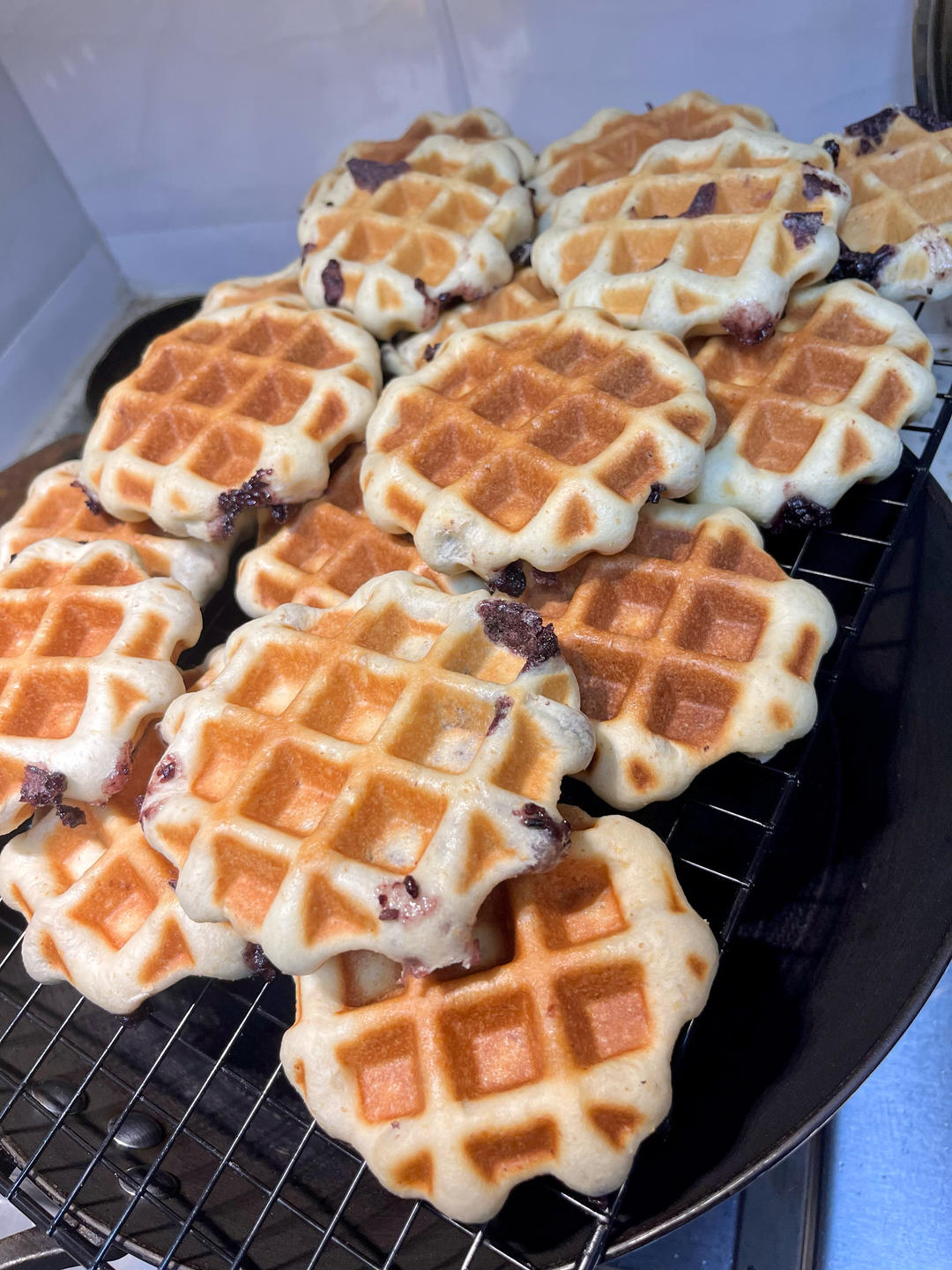 紫米华夫饼