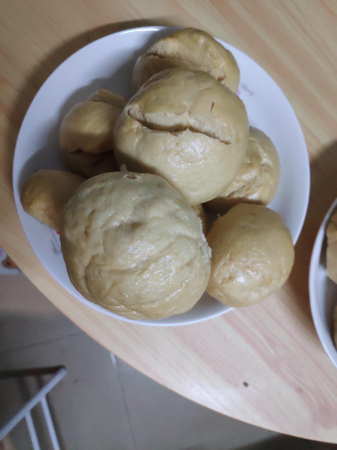 有着面包口感的红糖馒头（一次发酵）