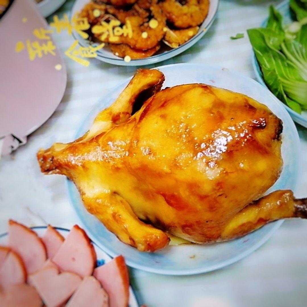 家用烤箱~烤全鸡