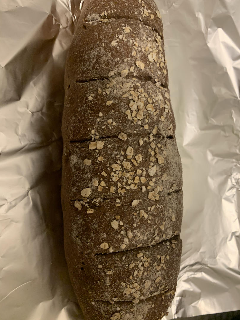 无油无糖「100%全麦欧包」不需揉膜、减肥必备