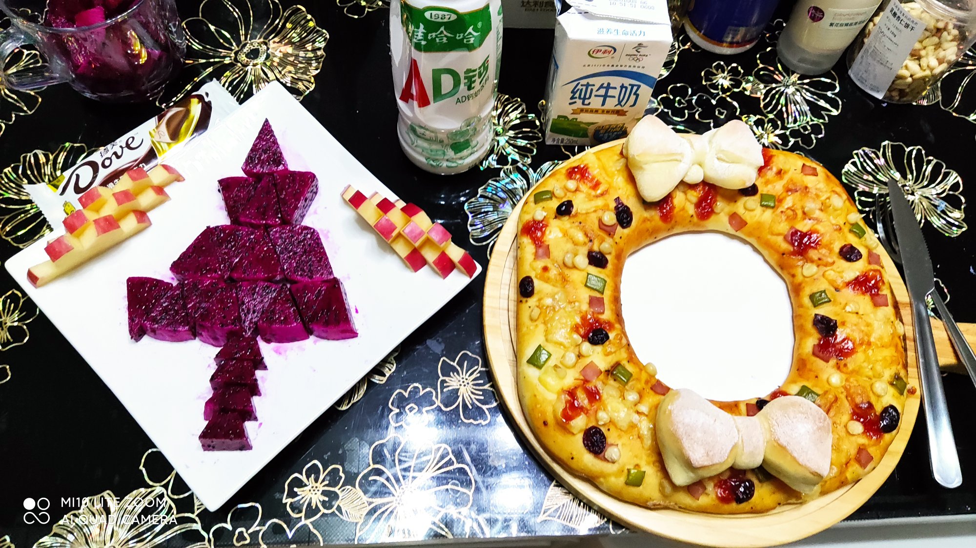 🎀圣诞花环披萨🎀