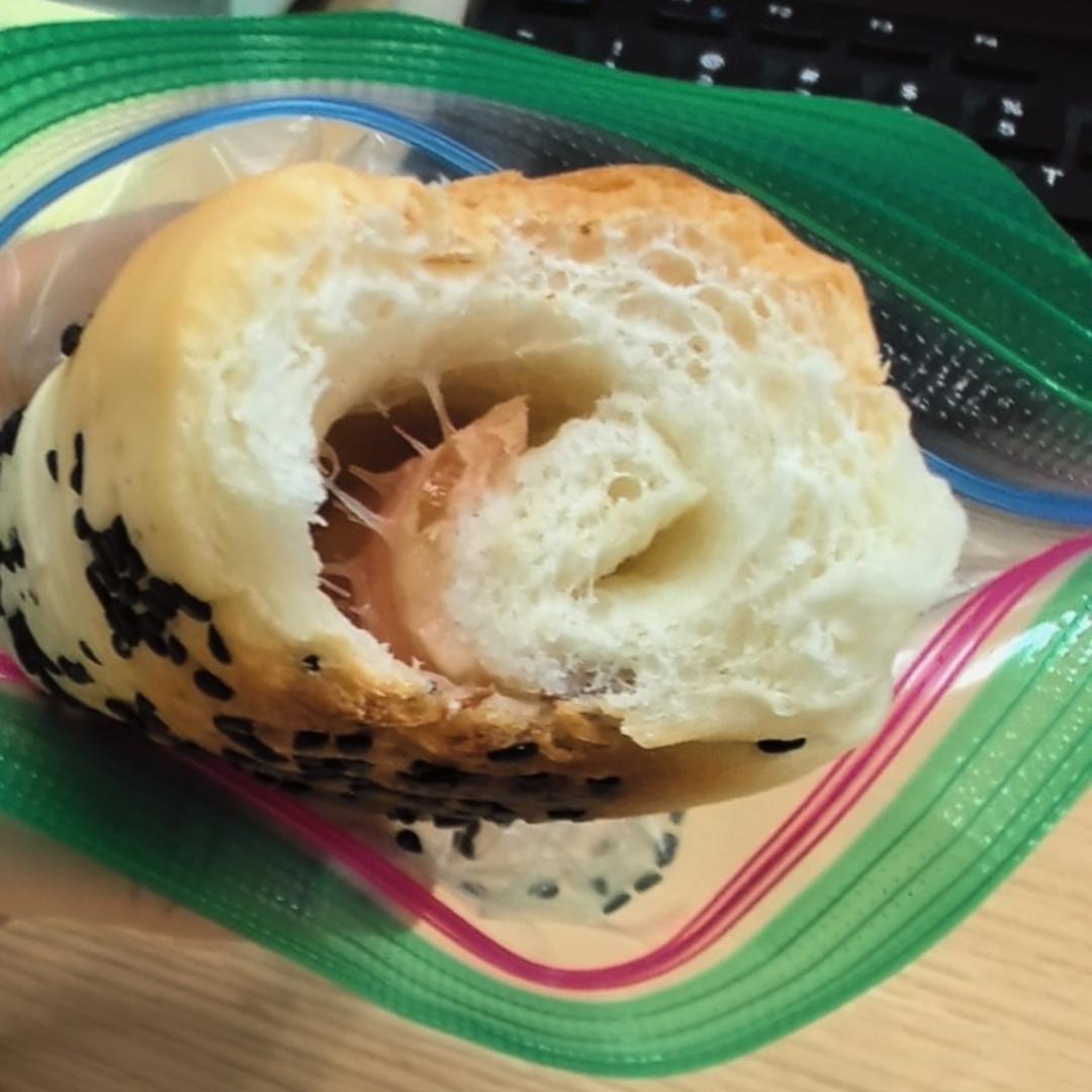 ㊙️一口爱上！脆香软~日式培根盐面包