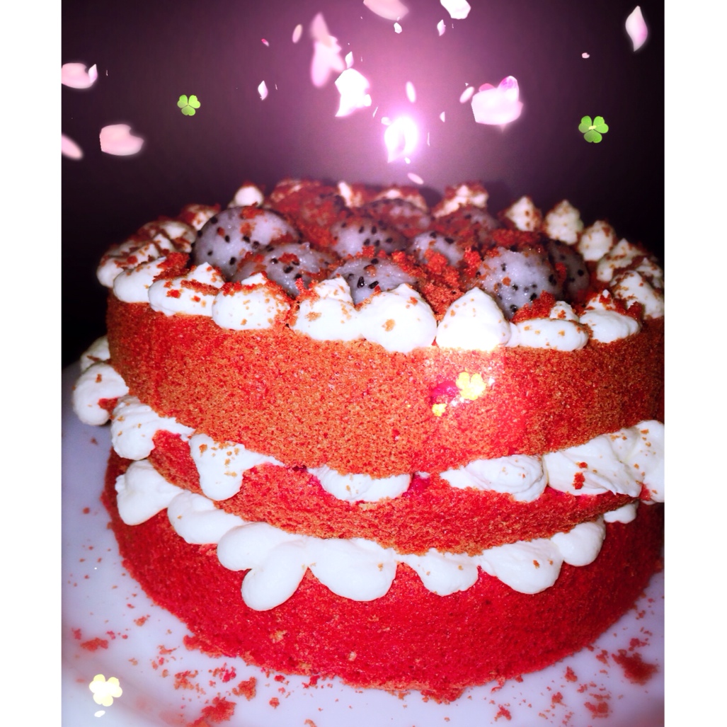 红丝绒戚风蛋糕-精华液版