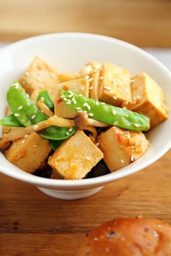 腌北豆腐蘑菇沙拉的做法