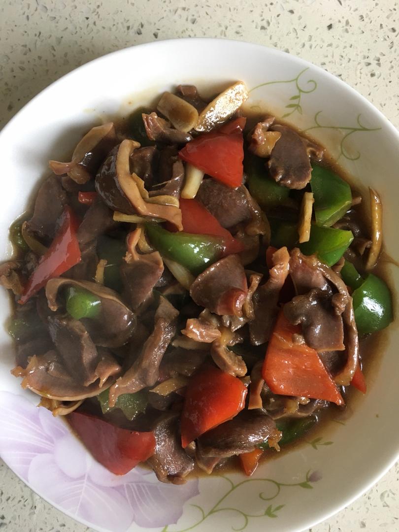 爆炒鸭胗