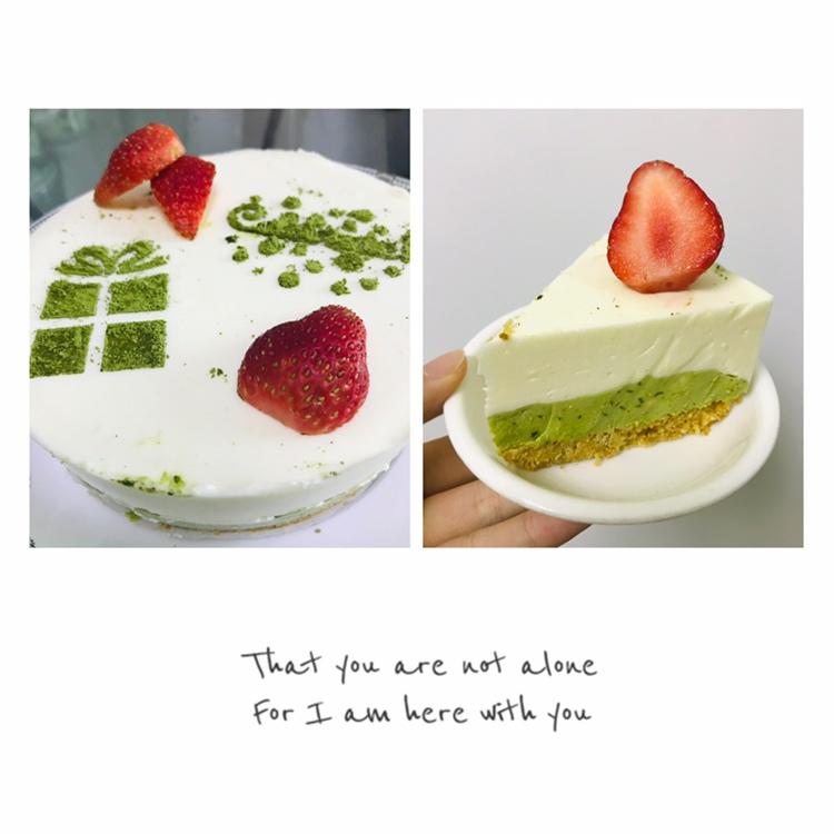 抹茶酸奶慕斯蛋糕